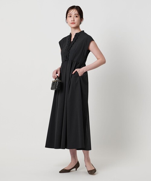 【新品タグ付き】ユナイテッドアローズ フリル スリーブ オールインワン M UNITED ARROWS（ユナイテッドアローズ）の「UAB フリルスリーブ