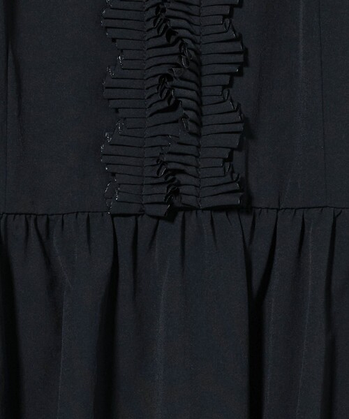 maa新品タグタックプリーツフリルウォッシャブルUNITEDARROWS タックプリーツフリル スリットノースリーブワンピース ― UV
