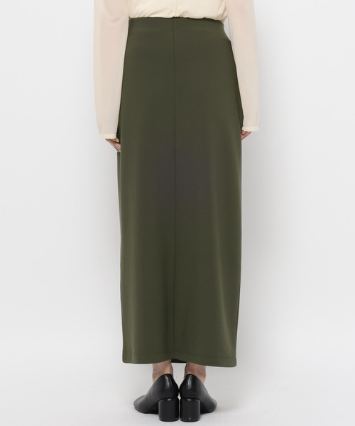 mysty woman(ミスティウーマン)の「【WEB限定カラー有】イージーストレッチナロースカート 586723(スカート・レディース・オフホワイト/ブラック/グリーン系その他/ブラウン/杢グレー・FREE)」の17枚目の写真