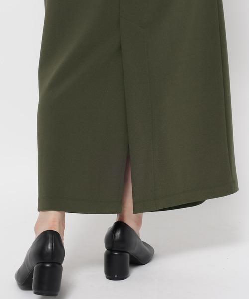 mysty woman(ミスティウーマン)の「【WEB限定カラー有】イージーストレッチナロースカート 586723(スカート・レディース・オフホワイト/ブラック/グリーン系その他/ブラウン/杢グレー・FREE)」の19枚目の写真