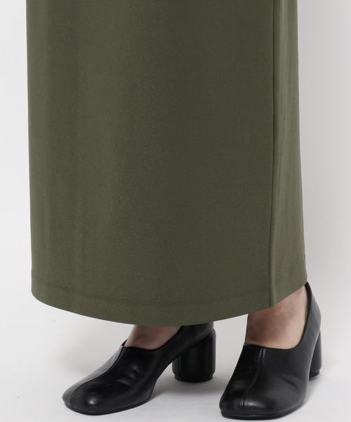 mysty woman(ミスティウーマン)の「【WEB限定カラー有】イージーストレッチナロースカート 586723(スカート・レディース・オフホワイト/ブラック/グリーン系その他/ブラウン/杢グレー・FREE)」の21枚目の写真