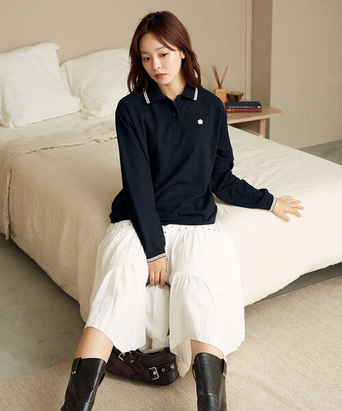 セール】MARY QUANT × PUBLUX/マリークワント ロングスリーブ ワン