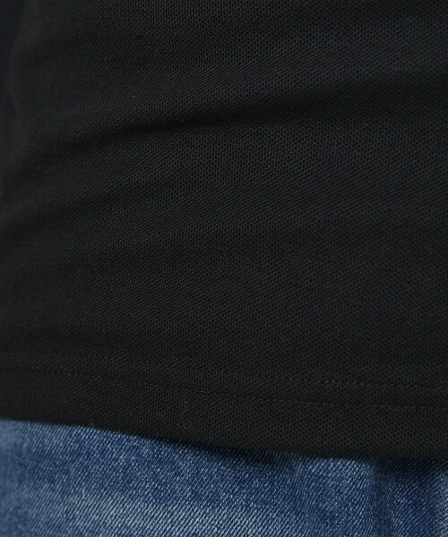 PUBLUX（パブリュクス）の「MARY QUANT × PUBLUX/マリークワント ロングスリーブ ワンポイント 鹿の子ポロシャツ　限定展開（ポロシャツ・レディース・ブラック/ナチュラル/ネイビー・ﾌﾘ-）」の8枚目の写真