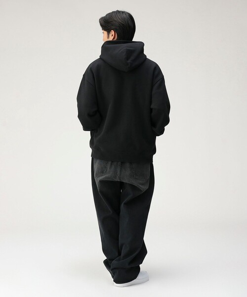 BEAMS T（ビームスティー）の「BEAMS T / Full Zip Hoodie（パーカー・メンズ・グレー/ブラック・S/M/L/XL）」の8枚目の写真