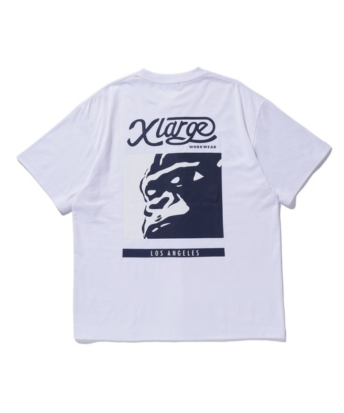 XLARGE(エクストララージ)の「WORK WEAR S/S TEE(Tシャツ/カットソー・メンズ・ネイビー/ホワイト/ブラック・S/M/L/XL)」の10枚目の写真