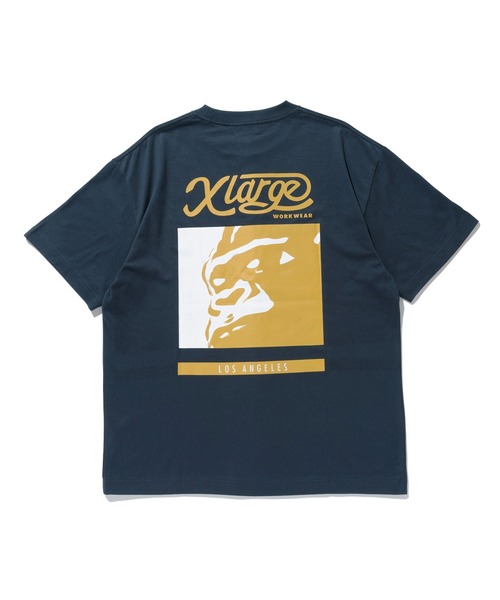 XLARGE(エクストララージ)の「WORK WEAR S/S TEE(Tシャツ/カットソー・メンズ・ネイビー/ホワイト/ブラック・S/M/L/XL)」の8枚目の写真
