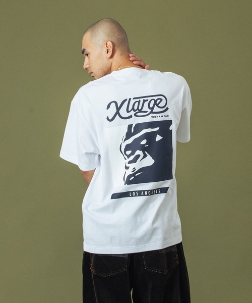 XLARGE(エクストララージ)の「WORK WEAR S/S TEE(Tシャツ/カットソー・メンズ・ネイビー/ホワイト/ブラック・S/M/L/XL)」の17枚目の写真