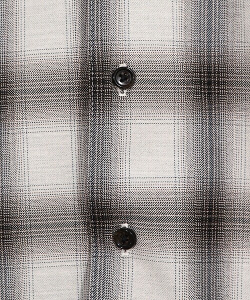 MEN'S BIGI(メンズビギ)の「ダブルポケットオンブレーチェックシャツ<ストレッチ>(シャツ/ブラウス・メンズ・グレー系その他/ベージュ系その他・02/01/03)」の10枚目の写真