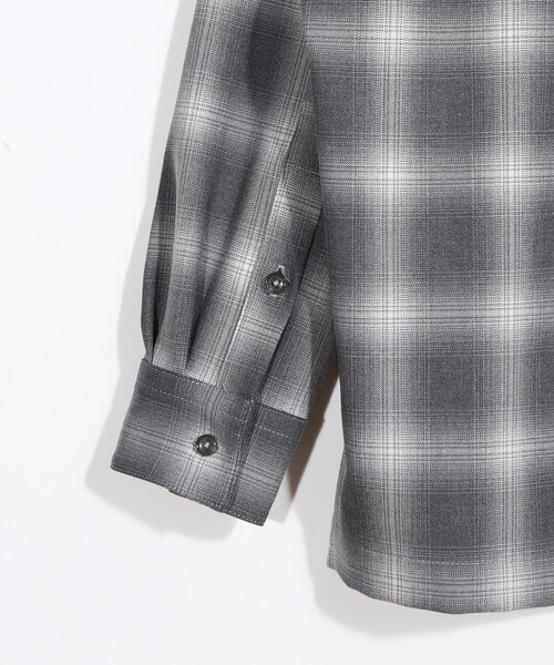 MEN'S BIGI(メンズビギ)の「ダブルポケットオンブレーチェックシャツ<ストレッチ>(シャツ/ブラウス・メンズ・グレー系その他/ベージュ系その他・02/01/03)」の14枚目の写真