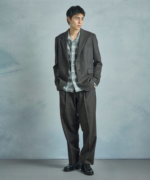 MEN'S BIGI(メンズビギ)の「ダブルポケットオンブレーチェックシャツ<ストレッチ>(シャツ/ブラウス・メンズ・グレー系その他/ベージュ系その他・02/01/03)」の7枚目の写真