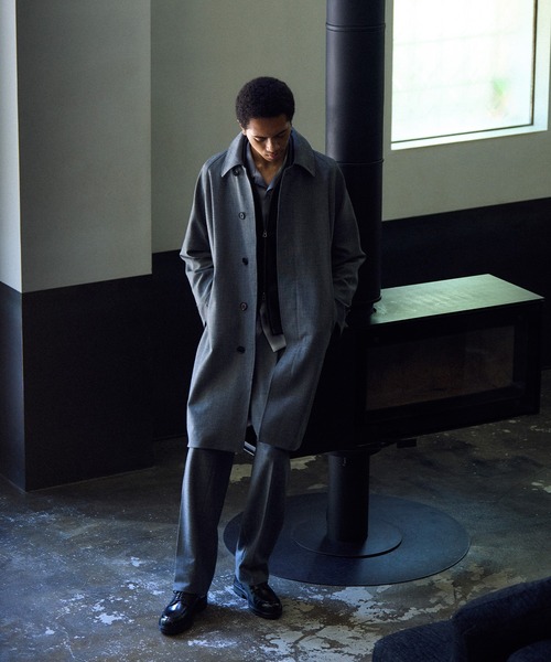 MEN'S BIGI(メンズビギ)の「ダブルポケットオンブレーチェックシャツ<ストレッチ>(シャツ/ブラウス・メンズ・グレー系その他/ベージュ系その他・02/01/03)」の8枚目の写真