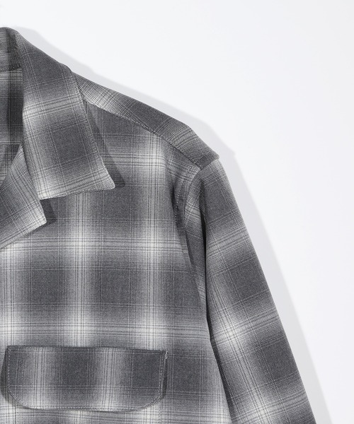 MEN'S BIGI(メンズビギ)の「ダブルポケットオンブレーチェックシャツ<ストレッチ>(シャツ/ブラウス・メンズ・グレー系その他/ベージュ系その他・02/01/03)」の20枚目の写真