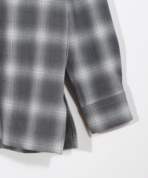 MEN'S BIGI(メンズビギ)の「ダブルポケットオンブレーチェックシャツ<ストレッチ>(シャツ/ブラウス・メンズ・グレー系その他/ベージュ系その他・02/01/03)」の16枚目の写真