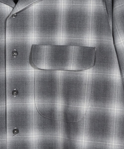 MEN'S BIGI(メンズビギ)の「ダブルポケットオンブレーチェックシャツ<ストレッチ>(シャツ/ブラウス・メンズ・グレー系その他/ベージュ系その他・02/01/03)」の19枚目の写真