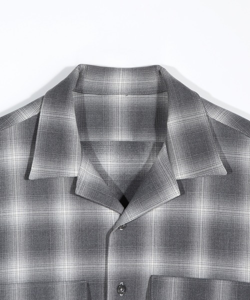 MEN'S BIGI(メンズビギ)の「ダブルポケットオンブレーチェックシャツ<ストレッチ>(シャツ/ブラウス・メンズ・グレー系その他/ベージュ系その他・02/01/03)」の21枚目の写真