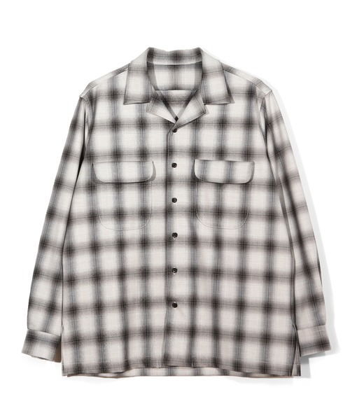 MEN'S BIGI(メンズビギ)の「ダブルポケットオンブレーチェックシャツ<ストレッチ>(シャツ/ブラウス・メンズ・グレー系その他/ベージュ系その他・02/01/03)」の4枚目の写真