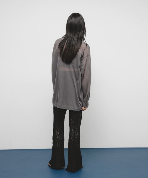 KBF（ケイビーエフ）の「レースフレアイージーパンツ（その他パンツ・レディース・アイボリー/ブラック・ONE）」の15枚目の写真