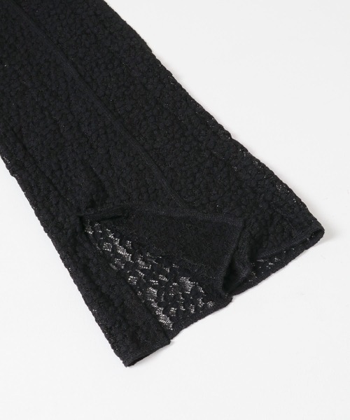 KBF（ケイビーエフ）の「レースフレアイージーパンツ（その他パンツ・レディース・アイボリー/ブラック・ONE）」の10枚目の写真