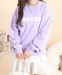NERDY（ノルディ）の「ビッグロゴスウェットシャツ（スウェット）」