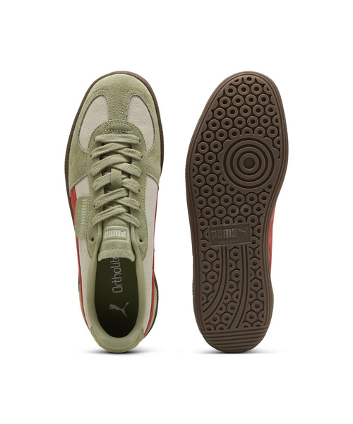 PUMA(プーマ)の「PUMA プーマ ユニセックス パレルモ スニーカー(スニーカー・メンズ・グリーン系その他/ホワイト×ゴールド/ボルドー/グリーン×オレンジ/フューシャピンク/ブロンズ/グレー×ホワイト/ダークオリーブ/ピンク系その他4・28.5cm/29.5cm/22.5cm/22.0cm/23.5cm/23.0cm/30.0cm/27.0cm/26.5cm/28.0cm/27.5cm/26.0cm/24.5cm/24.0cm/25.5cm/25.0cm/29.0cm)」の17枚目の写真