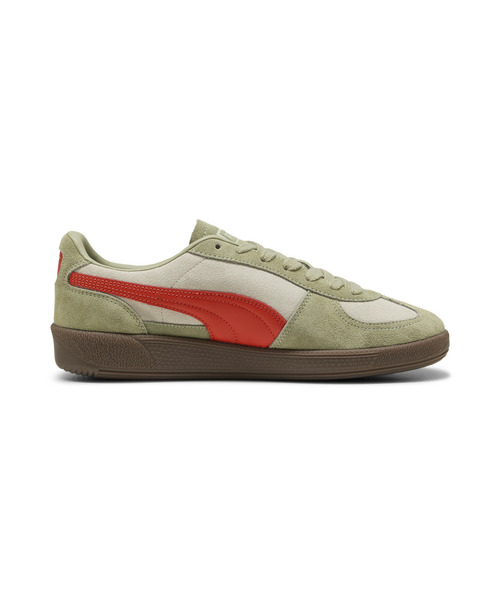 PUMA(プーマ)の「PUMA プーマ ユニセックス パレルモ スニーカー(スニーカー・メンズ・グリーン系その他/ホワイト×ゴールド/ボルドー/グリーン×オレンジ/フューシャピンク/ブロンズ/グレー×ホワイト/ダークオリーブ/ピンク系その他4・28.5cm/29.5cm/22.5cm/22.0cm/23.5cm/23.0cm/30.0cm/27.0cm/26.5cm/28.0cm/27.5cm/26.0cm/24.5cm/24.0cm/25.5cm/25.0cm/29.0cm)」の18枚目の写真