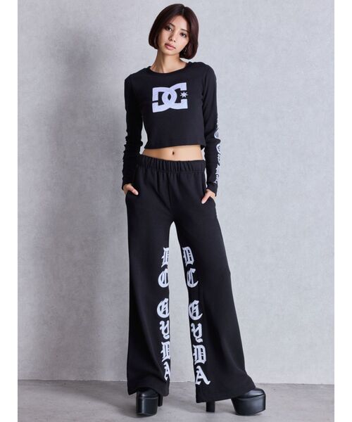 DC（ディーシー）の「GYDA×DC OE LOGOショートロンT（Tシャツ/カットソー・レディース・レッド/オフホワイト/ブラック・FREE）」の7枚目の写真