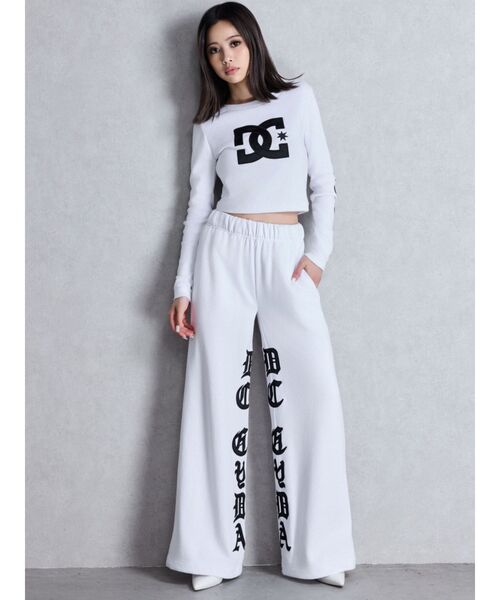 DC（ディーシー）の「GYDA×DC OE LOGOショートロンT（Tシャツ/カットソー・レディース・レッド/オフホワイト/ブラック・FREE）」の11枚目の写真