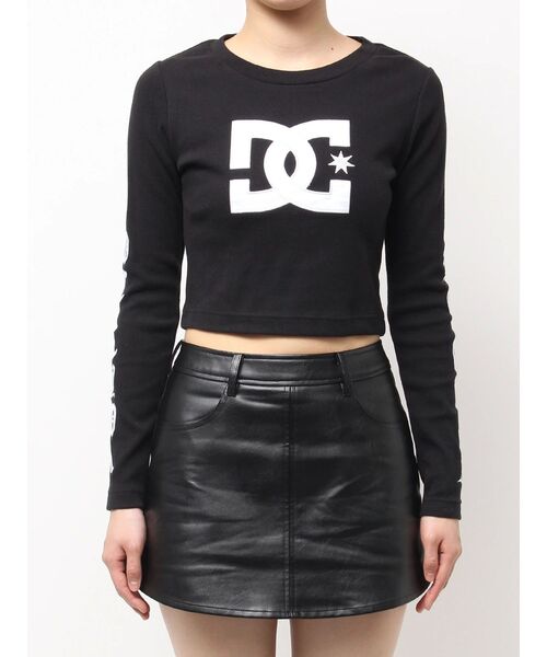 DC（ディーシー）の「GYDA×DC OE LOGOショートロンT（Tシャツ/カットソー・レディース・レッド/オフホワイト/ブラック・FREE）」の18枚目の写真