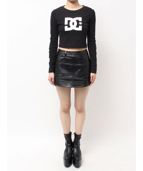 DC(ディーシー)の「GYDA×DC OE LOGOショートロンT(Tシャツ/カットソー・レディース・レッド/オフホワイト/ブラック・FREE)」の21枚目の写真