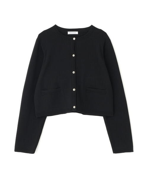 NATURAL BEAUTY BASIC（ナチュラルビューティーベーシック）の「◇シルクブレンドカーディガン（カーディガン/ボレロ・レディース・ダークブルー/オフホワイト/ピンク/グレー系その他/ブラック・FREE）」の6枚目の写真