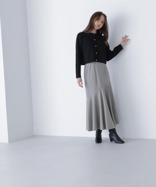 NATURAL BEAUTY BASIC（ナチュラルビューティーベーシック）の「◇シルクブレンドカーディガン（カーディガン/ボレロ・レディース・ダークブルー/オフホワイト/ピンク/グレー系その他/ブラック・FREE）」の11枚目の写真