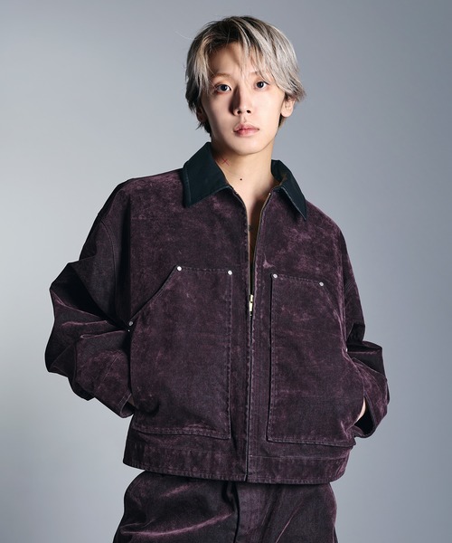 ベルト デニムジャケット セット セール】【UNDERGROUND MODE SET UP対応】ベルトデザインデニム