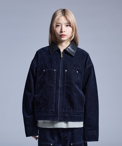 ベルト デニムジャケット セット セール】【UNDERGROUND MODE SET UP対応】ベルトデザインデニム