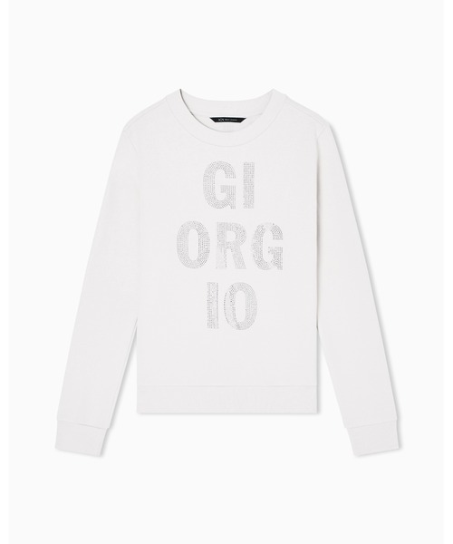 トレーナー スウェット 「A|X アルマーニ エクスチェンジ」GIORGIOロゴ スウェットプルオーバー（EC限定カラー含） レディース ARMANI EXCHANGE トレーナー スウェット 「A|X アルマーニ