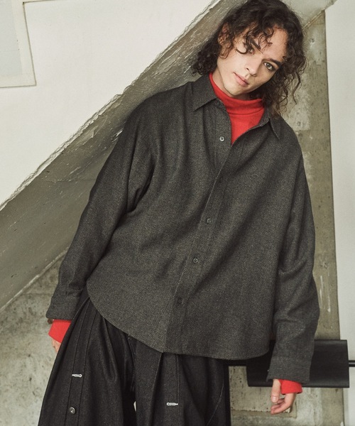 Various loose shirts -wool mix- / バリアスルーズシャツ -ウール