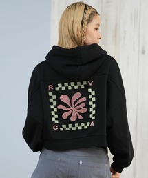 RVCA/ルーカ バックプリントパーカー ショート丈 BF044-012