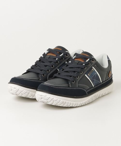EDWIN(エドウィン)の「EDWIN エドウィン スニーカー EDW-7770(スニーカー・メンズ・ホワイト/ネイビー・25.5cm/26.0cm/26.5cm/27.0cm/28.0cm/25.0cm)」の1枚目の写真