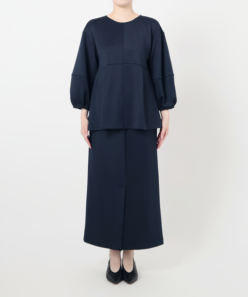 SLOBE IENA(スローブイエナ)の「《2枚セット》ダンボールニットプルオーバー×スカートセット(その他トップス・レディース・グレー/ネイビー・36/38)」の20枚目の写真