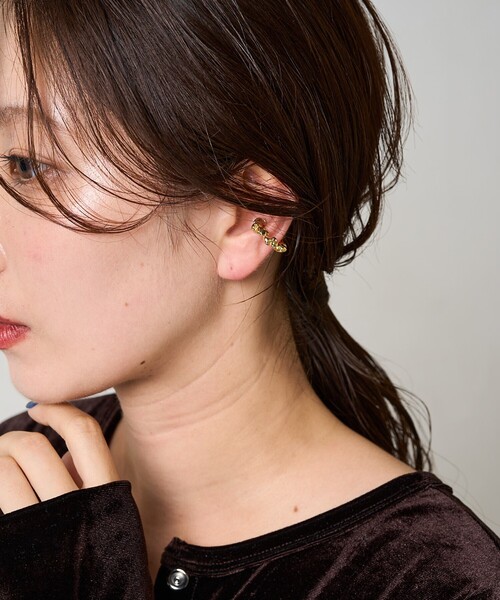 FREAK'S STORE（フリークスストア）の「限定展開　ニュアンス フープ イヤリング ＆ イヤーカフ（イヤリング・レディース・シルバー/ゴールド・ONE SIZE）」の10枚目の写真