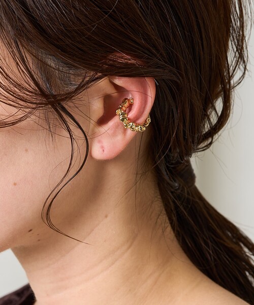 FREAK'S STORE（フリークスストア）の「限定展開　ニュアンス フープ イヤリング ＆ イヤーカフ（イヤリング・レディース・シルバー/ゴールド・ONE SIZE）」の11枚目の写真