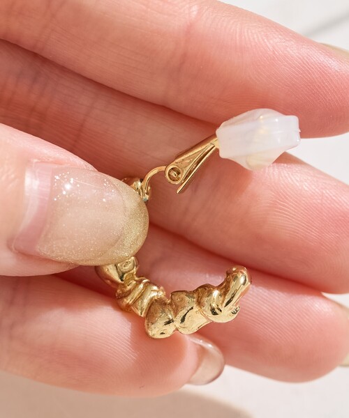 FREAK'S STORE（フリークスストア）の「限定展開　ニュアンス フープ イヤリング ＆ イヤーカフ（イヤリング・レディース・シルバー/ゴールド・ONE SIZE）」の14枚目の写真