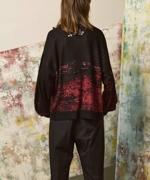 UNISEX》【CITY SERIES】「KIYOMIZU」Prime-Over Crew Neck Knit
