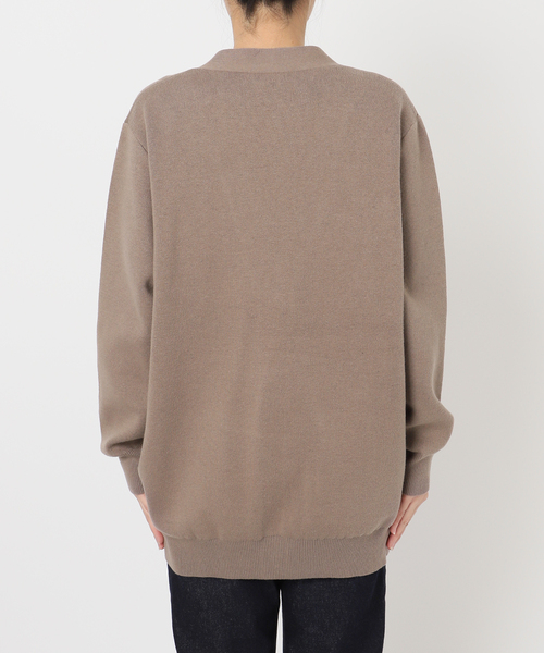 一部WEB限定カラーあり》サガラ刺繍スウェットライクニット