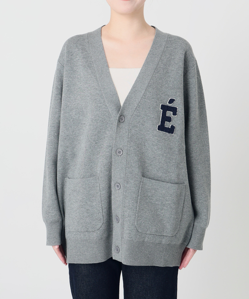 一部WEB限定カラーあり》サガラ刺繍スウェットライクニット