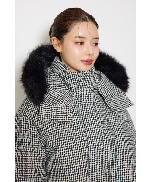 rienda(リエンダ)の「ツイードダウンジャケット 秋服 冬服(ダウンジャケット/コート・レディース・マルチ・SMALL/MEDIUM)」の14枚目の写真