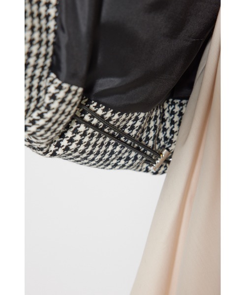 セール】ツイードダウンジャケット 秋服 冬服（ダウンジャケット