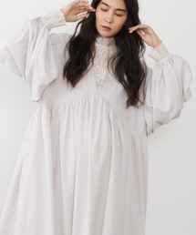 Libra Cue（リブラ キュー）の「ボリュームスリーブ2wayカフタンワンピース（ワンピース）」