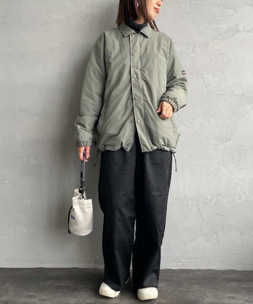 MARMOT（マーモット）の「[Marmot/マーモット] 別注 ワンポイントロゴ 中綿プリマロフト コーチジャケット（その他アウター・レディース・カーキ/ブラック・M/S/XL/L）」の8枚目の写真