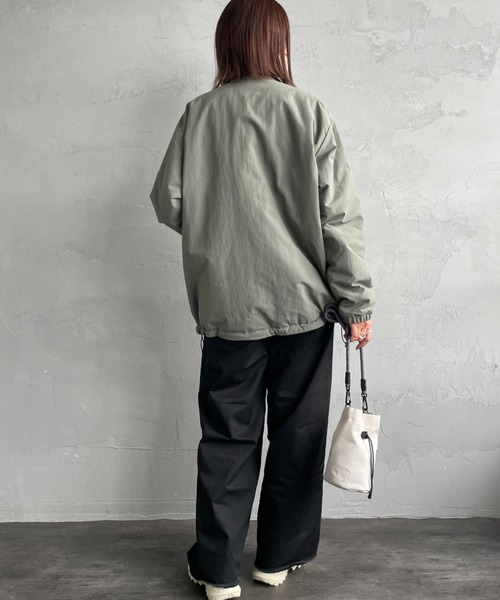 MARMOT（マーモット）の「[Marmot/マーモット] 別注 ワンポイントロゴ 中綿プリマロフト コーチジャケット（その他アウター・レディース・カーキ/ブラック・M/S/XL/L）」の10枚目の写真