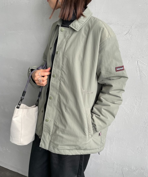 Marmot/マーモット] 別注 ワンポイントロゴ 中綿プリマロフト